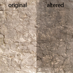 Original Texture vs. Adjusted Texture