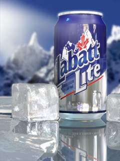 Labatt Beer with ice
