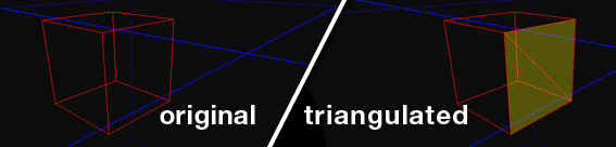 Unreal Development Kit Geometry Mode Triangulation