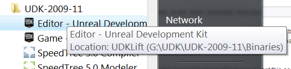 Diagram 1: Unreal Development Kit Icon
