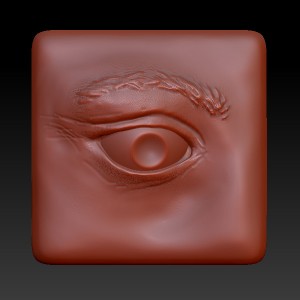 Eye Sketch in ZBrush