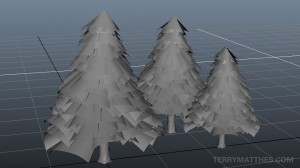 Evegreen Trees Work In Progress