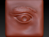 Eye Sketch in ZBrush