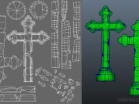 Tombstone UV Layout