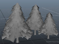 Evegreen Trees Work In Progress